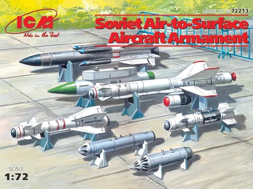 Vista 2 de ICM Modelos Soviéticos Air-a-Superficie Aeronave Armamento Kit de Construcción