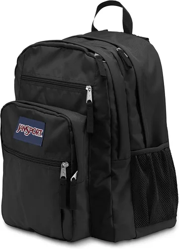 Vista 4 de JanSport Big Student Mochila (negronegro, talla única), NegroNegro