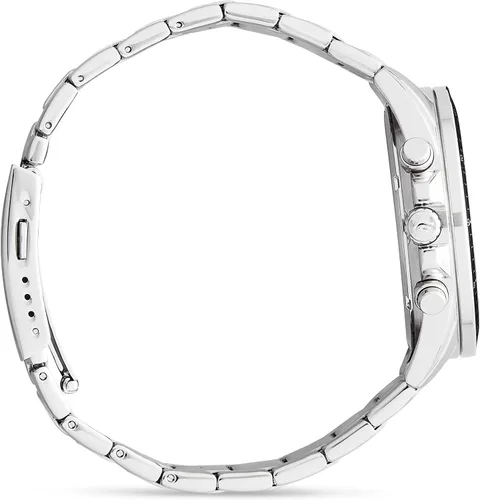Vista 9 de Casio EFS-S510D-1AVUEF - Reloj analógico clásico de cuarzo para hombre con correa de acero inoxidable color plateado plateado Pulsera