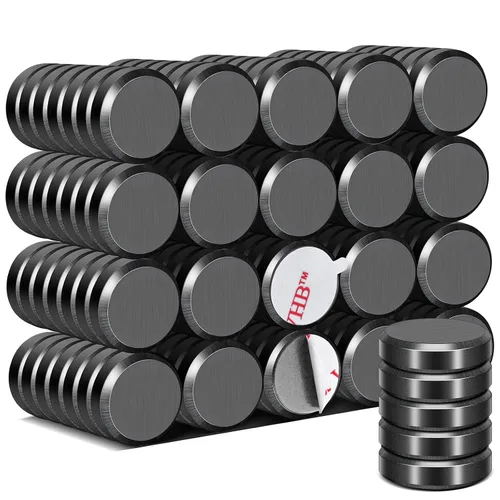 Vista 23 de DIYMAG Imanes adhesivos fuertes, 100 piezas de 0.47 x 0.12 pulgadas