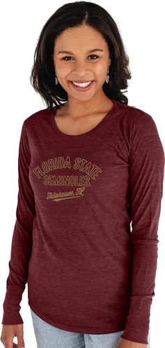 Vista 16 de Blue 84 NCAA playera de tres combinaciones de manga larga para mujer Campus