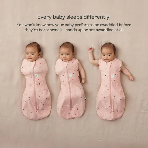 Vista 2 de ergoPouch Cocoon Swaddle Sack 0.2 TOG - Saco de dormir para bebé, ajuste suave y ceñido que ayuda a calmar el reflejo de sobresalto, ideal