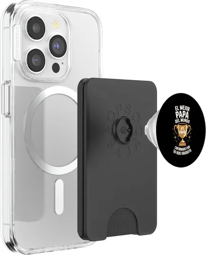 Vista 3 de El Mejor Papa Del Mundo PopSockets PopWallet for MagSafe