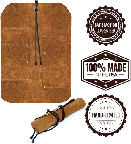 Vista 7 de UJ Ramelson Pocket Leather Tool Roll