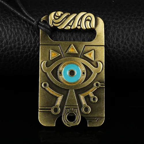 Vista 4 de Winssigma The Legend of Zelda - Juego de joyas de collar inspirado en la leyenda de Zelda para fanáticos Zinc No es una piedra preciosa
