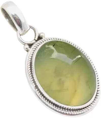 Vista 20 de Colgante de plata de ley 925 Joyería de plata hecha a mano para mujer, colgante de piedras preciosas naturales, regalo perfecto para ella
