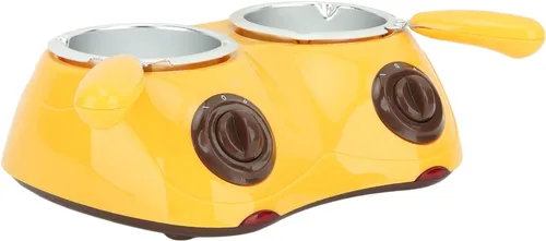 Vista 10 de Olla para fundir chocolate, mini kit de olla eléctrica para fondue con doble olla de fusión, máquina de templado de chocolate con queso