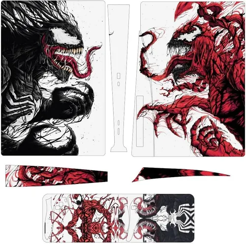 Vista 3 de Fundas de vinilo para PS5 versión de disco para consola y controlador, fundas compatibles con Playstation 5 Disc Version N