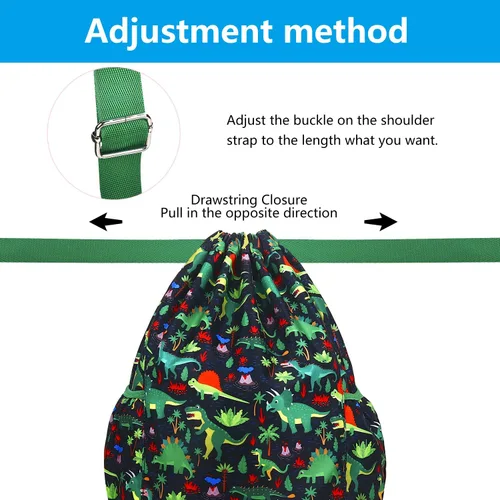 Vista 4 de Mochila con cordón para niños, color13, Moda
