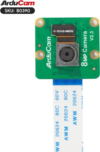 Vista 3 de Arducam Módulo de cámara Raspberry Pi de 8 megapíxeles, módulo de cámara 1080P IMX219 compatible con Raspberry Pi 5, 4 Modelo B, Pi 3/3B+ y Pi Zero