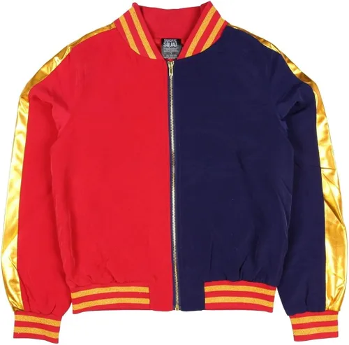 Vista 2 de Bioworld Suicide Squad Harley Quinn Women's Costume Bomber Jacket