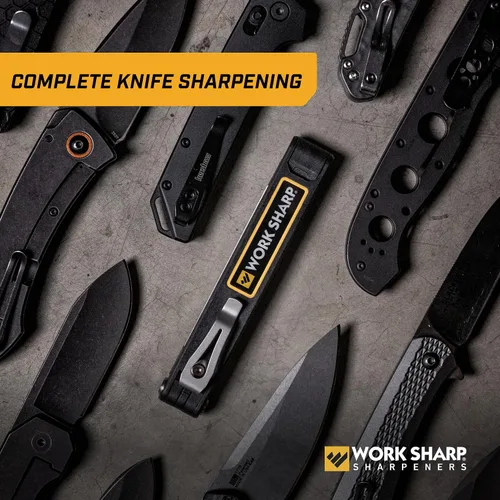 Vista 7 de Work Sharp Afilador de campo plegable para cuchillos y herramientas, equipo de mantenimiento de bordes de cuchillo portátil compacto