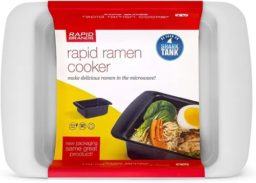 Vista 20 de Rapid Ramen Cooker Utensilios de cocina para microondas para ramen instantáneo Sin BPA y apto para lavavajillas Perfecto para dormitorio Negro