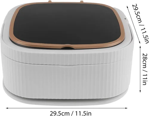 Vista 2 de Mini lavadora portátil compacta plegable con modos de secado giratorio para ropa, ropa interior, calcetines, limpieza eficiente silenciosa