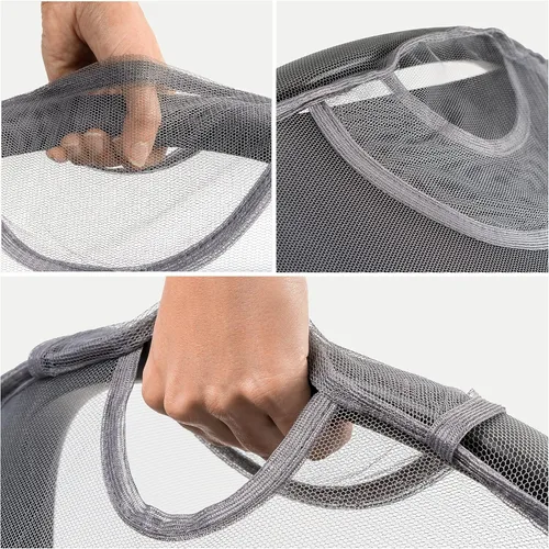 Vista 5 de Mosquitera para portabebés – Red de malla de insectos para asiento de coche – Ajuste universal, moisés y cochecito de calidad premium: lavable a