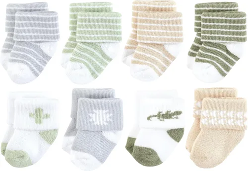 Vista 111 de Hudson Baby - Calcetines de algodón para bebés recién nacidos y Terry para niñas bebés