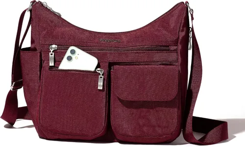 Vista 69 de Baggallini womens Everywhere Bagg Crossbody Women 11x9 Lightweight Nylon Hobo Water-resistant Travel Bag W/Rfid