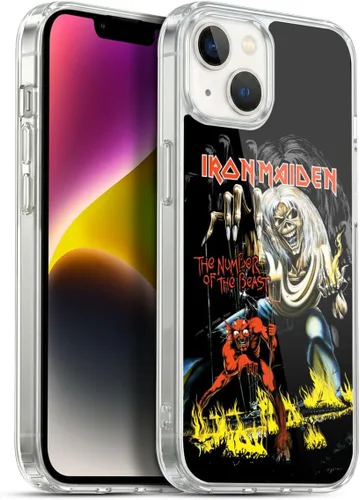 Vista 115 de Head Case Designs Funda de gel suave con licencia oficial de Iron Maiden Brave New World, compatible con Apple iPhone 7 Plus/iPhone 8 Plus Nuevo