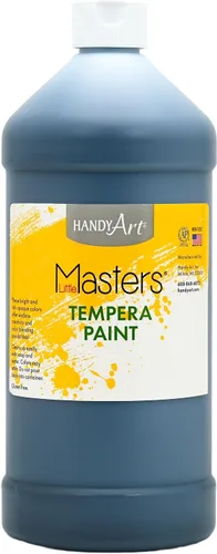 Vista 10 de Handy Art Little Masters - Pintura al temple de 16 onzas, color negro, 201-755