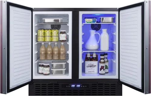 Vista 6 de 36 in. 5.8 CU. FT. Refrigerador integrado lado a lado con congelador en acero inoxidable, COUN