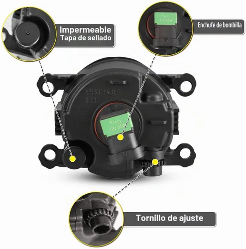 Vista 4 de Luces antiniebla compatibles para Subaru Impreza 2012-2019 BRZ 2013-2016 WRX 2015-2020 Legacy 2010-2014 Forester 2014-2018 Outback 2010-2012