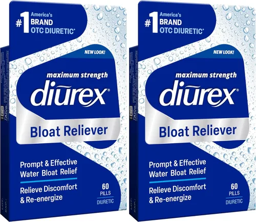 Vista 8 de Diurex Alivio de la hinchazón Alivia la hinchazón del agua, la hinchazón, la hinchazón y la fatiga Reenergiza Máxima fuerza 60