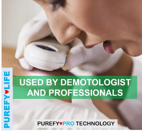 Vista 6 de PUREFY Spray tópico (3.4 onzas) calmante para la cara y el cuerpo, tecnología Purefypro Dermal HOCL, soporte natural para el cuidado de la piel