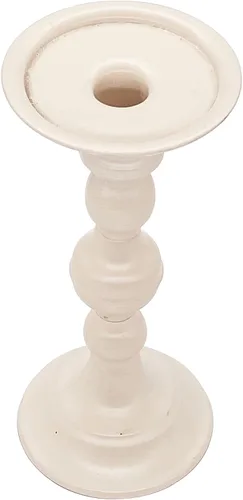 Vista 4 de Ashland Candelabro de pilar de metal crema