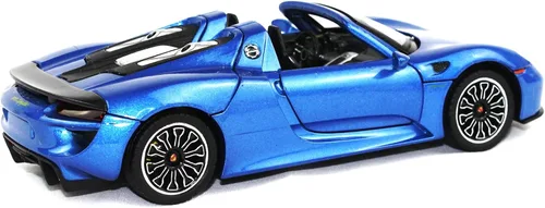 Vista 3 de Motor city classics 1:24 2010 Porsche 918 Spyder - Azul - Diecast Óptimo