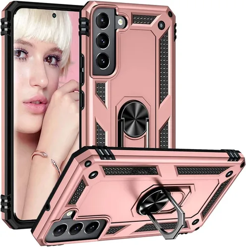 Vista 15 de Funda para Samsung Galaxy S20 [grado militar] [a prueba de polvo] [a prueba de golpes] cubierta de teléfono con soporte de soporte magnético de 360
