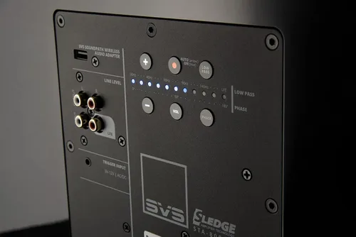 Vista 5 de SVS Subwoofer SB-3000 - Controlador de 13 pulgadas, 800 W RMS, potencia máxima de 2500 W, aplicación de control DSP - Piano Gloss Black
