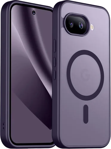 Vista 29 de SPIDERCASE Funda magnética para Google Pixel 9A, protección contra caídas de grado militar, delgada, translúcida, mate, a prueba de golpes
