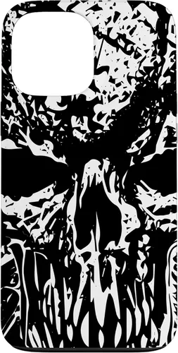 Vista 24 de Grindcore Occult Horror Skull Art Death Metal Thrash Metal Case for iPhone 16