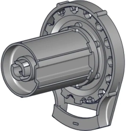 Vista 5 de Rollease Embrague de persiana enrollable (negro, R16)