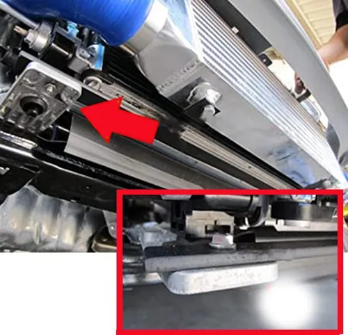 Vista 9 de 2 unids tanque de agua condensador soporte Cruze OEM # 13243026 13250318 23120322 01310029 montaje de aluminio para Opel A MK1 Chevy Chevrolets