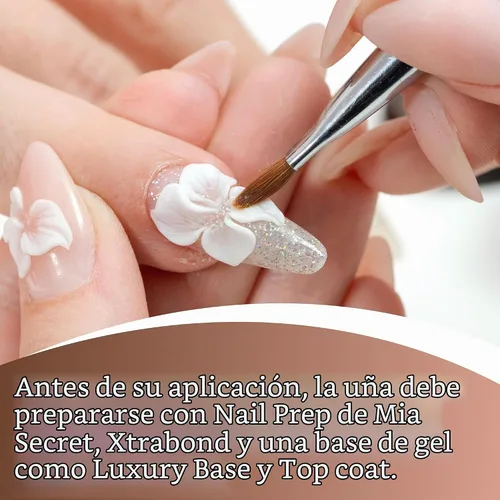 Vista 8 de Mia Secret Professional Nail System Bio Builder Gel Polish - 0.5 onzas líquidas (cubierta nude)