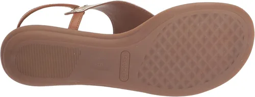 Vista 4 de Aerosoles Sandalia plana casual para mujer, Dorado Metálico