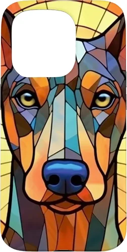 Vista 14 de Funda para iPhone 16 Doberman Dog