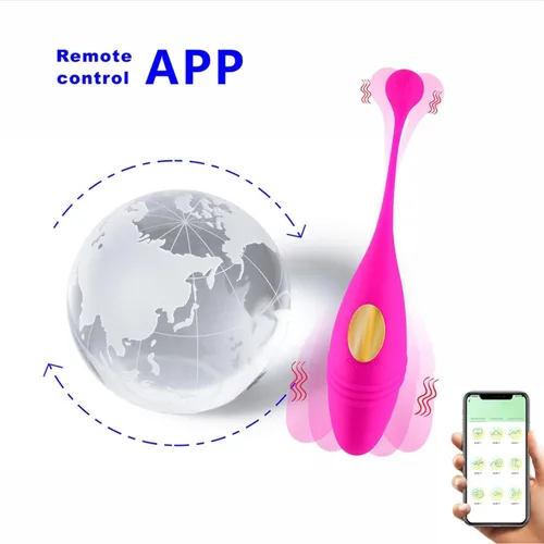 Vista 5 de Vibrador APP Vibrador remoto inalámbrico Huevo vibrador usable G Spot Vibradores Clítoris Masturbación para adultos Juguetes sexuales para mujeres