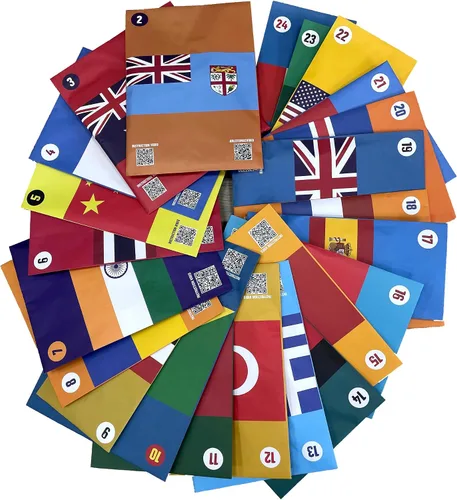 Vista 3 de Calendario de Adviento My World 2025: visita 24 países, explora diferentes culturas, crea artes y manualidades originales de cada país. A partir