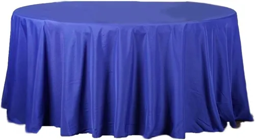 Vista 8 de BalsaCircle – Mantel redondo para bodas, de poliéster, 108 pulgadas, Manzana Verde (Apple Green)