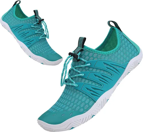 Vista 5 de MAYZERO Zapatos de agua para hombres y mujeres, zapatos de surf, playa, piscina, zapatos de punta ancha, senderismo, zapatos de agua, zapatillas