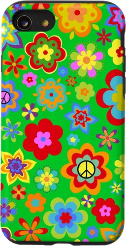 Vista 18 de Bloom Daisy Flower Hippie Flower Power Case for iPhone 17
