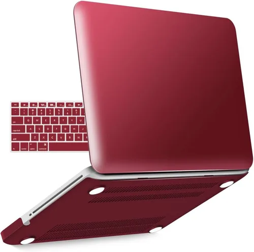 Vista 17 de IBENZER Compatible con MacBook Pro de 13 pulgadas A1278 Release 2012-2008, carcasa rígida de plástico con cubierta de teclado para Apple versión