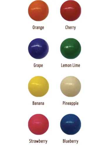 Vista 6 de Dubble Bubble - Gumballs de goma de mascar recubierta de caramelo de una pulgada envuelta individualmente a granel (2 libras)