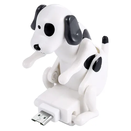 Vista 8 de Funny Dog - Cable de carga USB de 4 pies para Android (cable Android, naranja)