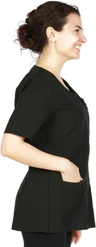 Vista 5 de Smockers Iris Professional Salon Smock, chaqueta estilista, uniforme de cosmetología