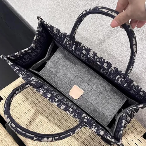 Vista 7 de Doxo Organizador de bolso para bolsos, organizador de fieltro para bolso con 2 tamaños, inserto de bolsa compatible con bolsas D grandes para libros