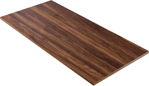 Vista 26 de 36x20 pulgadas Mesa Negra Universal, Escritorio Sólido de Una Pieza, Encimera Reversible de Melamina, Dobles Escritorios, L-Escritorio DIY